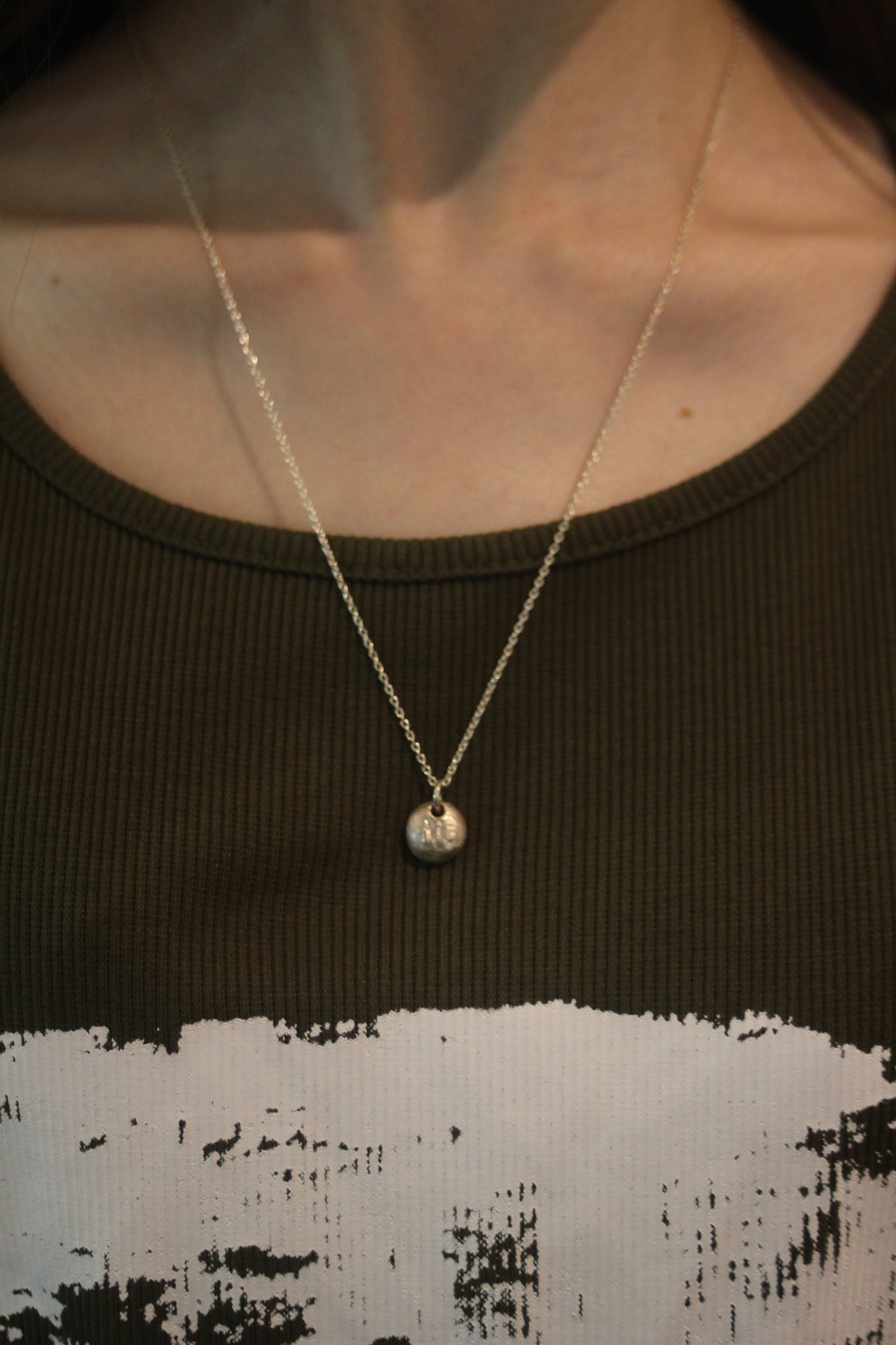 Crack Necklace 05 - 925 Sterling Silver