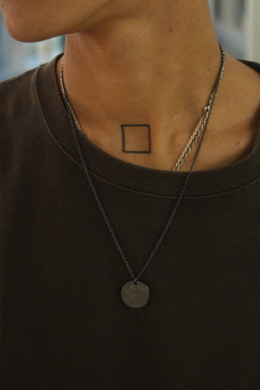 Crack Necklace 10 - 925 Sterling Silver