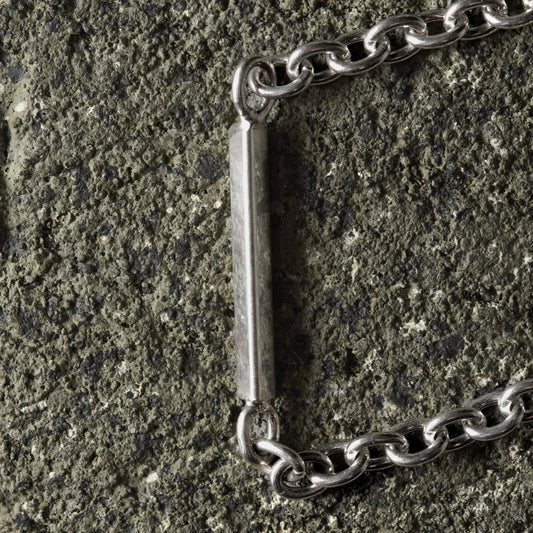 Triangle Plate Necklace - 925 Sterling Silver