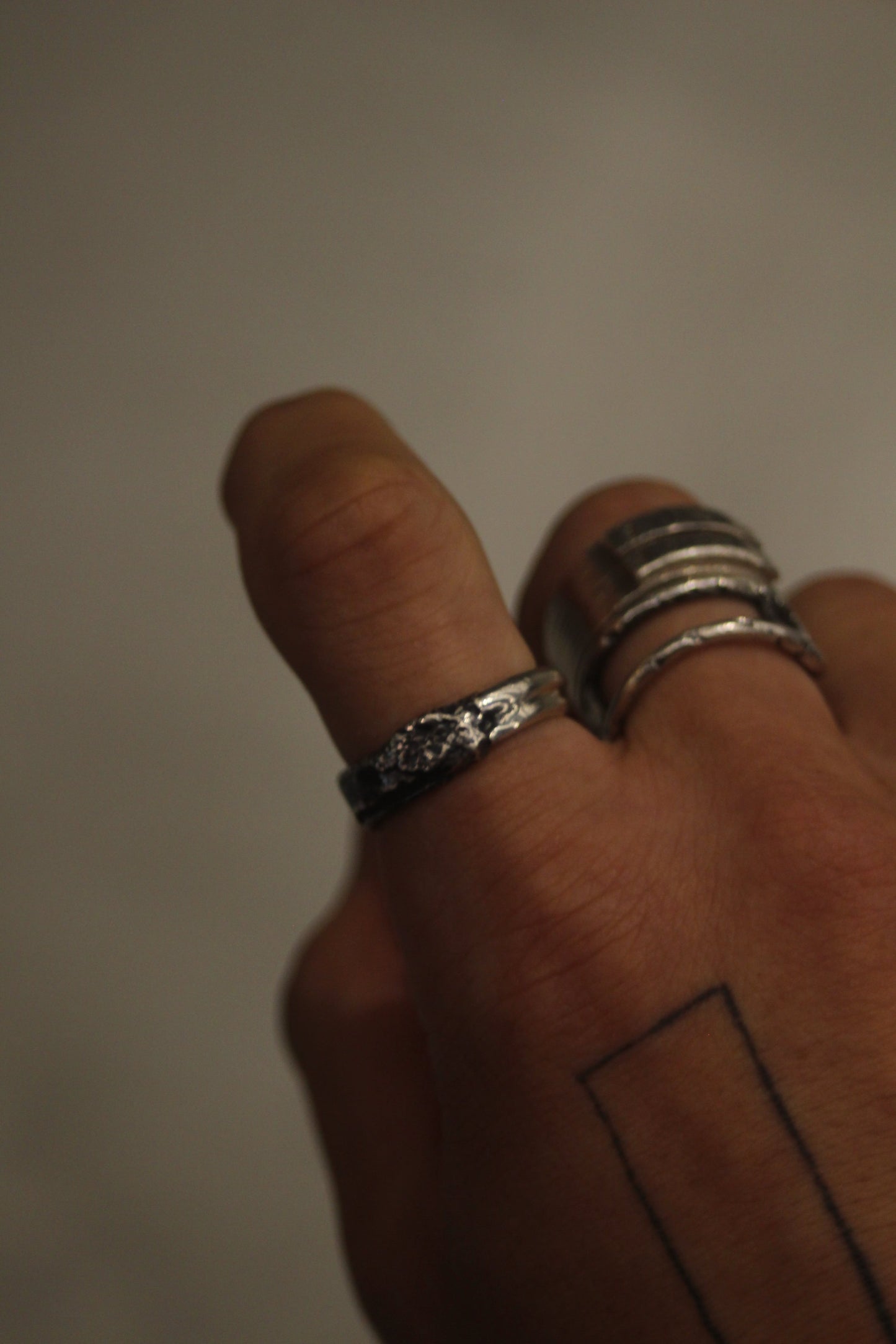 Crack Ring 09 - 925 Sterling Silver