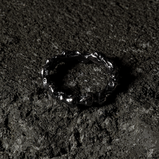 Crack Ring 08 - 925 Sterling Silver