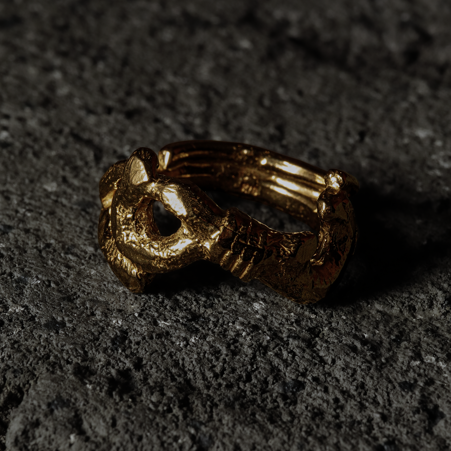 8 coil Ring - 18K Yellow Gold