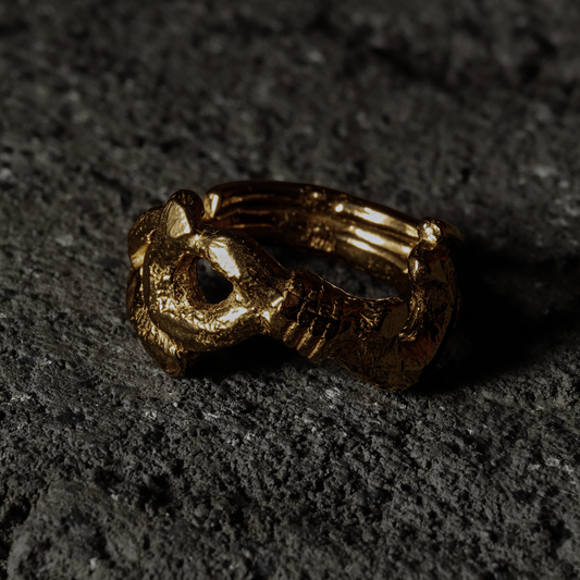 8 coil Ring - 18K Yellow Gold