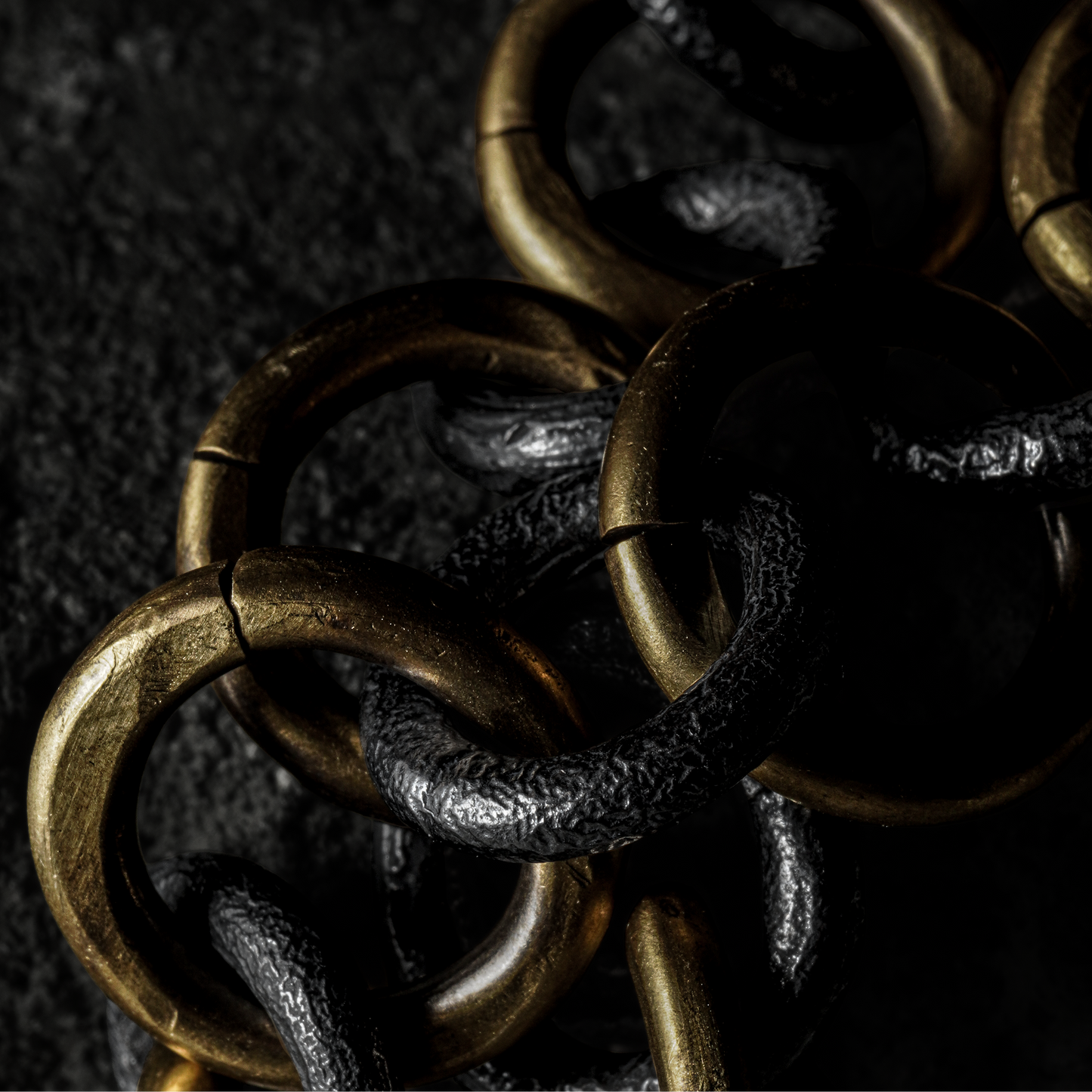 BR Molten Bracelet 02 - 925 Sterling Silver & Brass