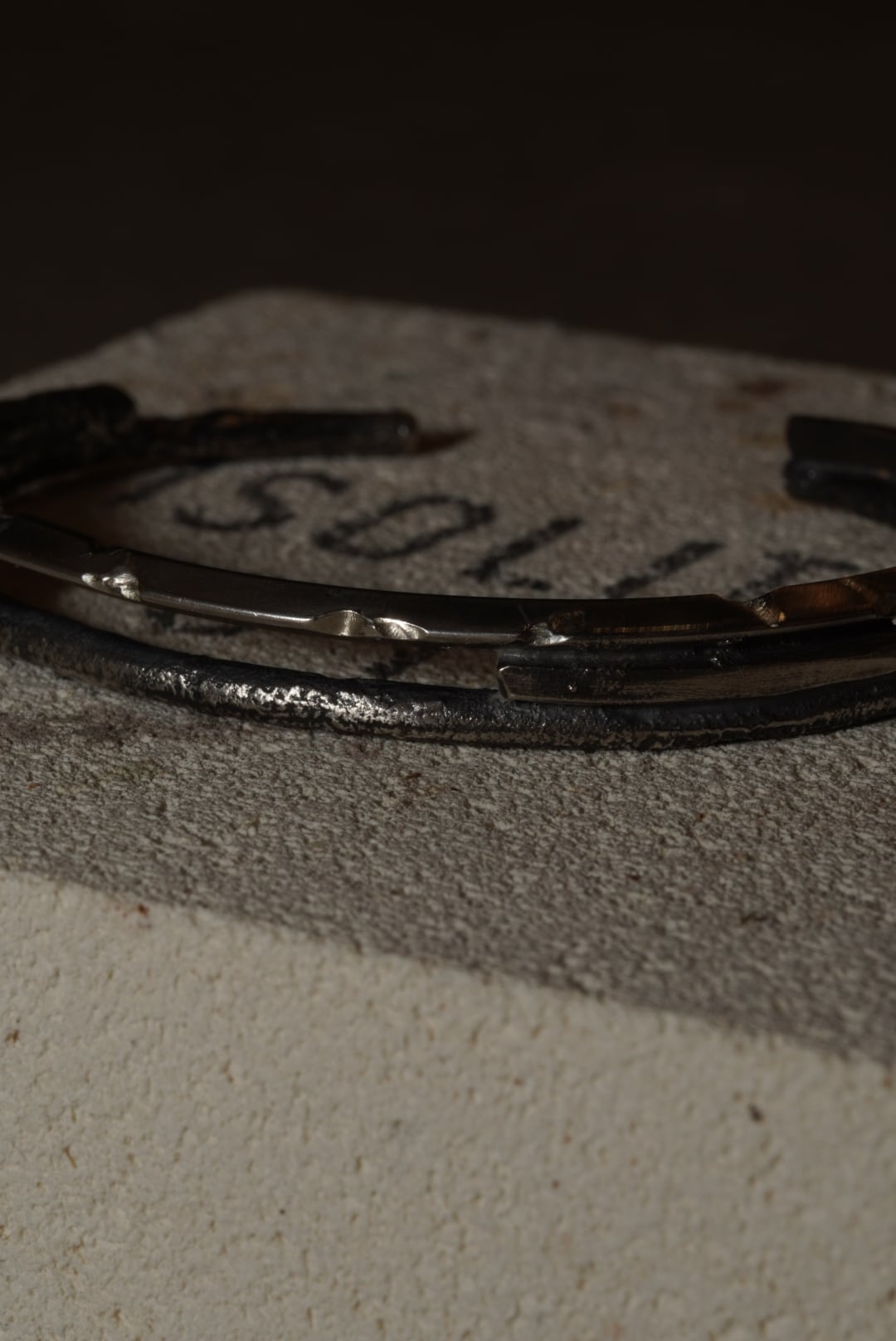 Crack Bangle 05 - 925 Sterling Silver