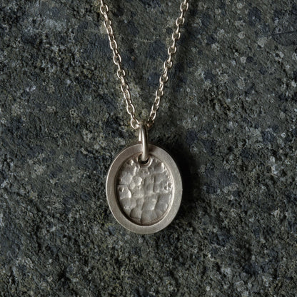 Crack Necklace 04 - 925 Sterling Silver