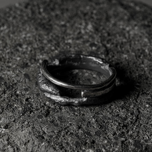 Crack Ring 07 - 925 Sterling Silver