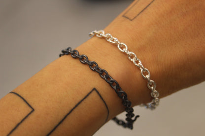 Azk M Chain Bracelet - 925 Sterling Silver