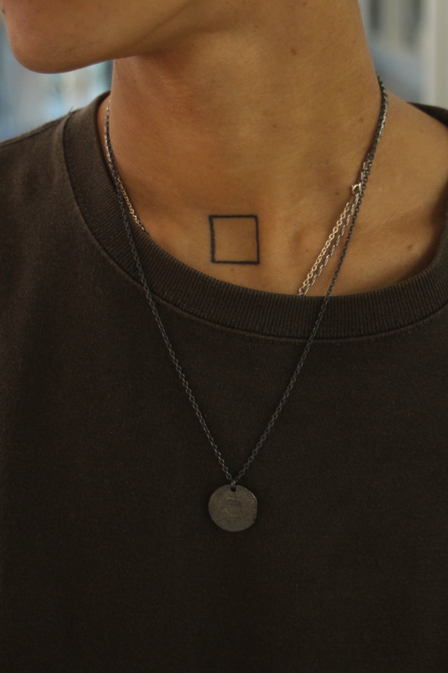 Crack Necklace 10 - 925 Sterling Silver