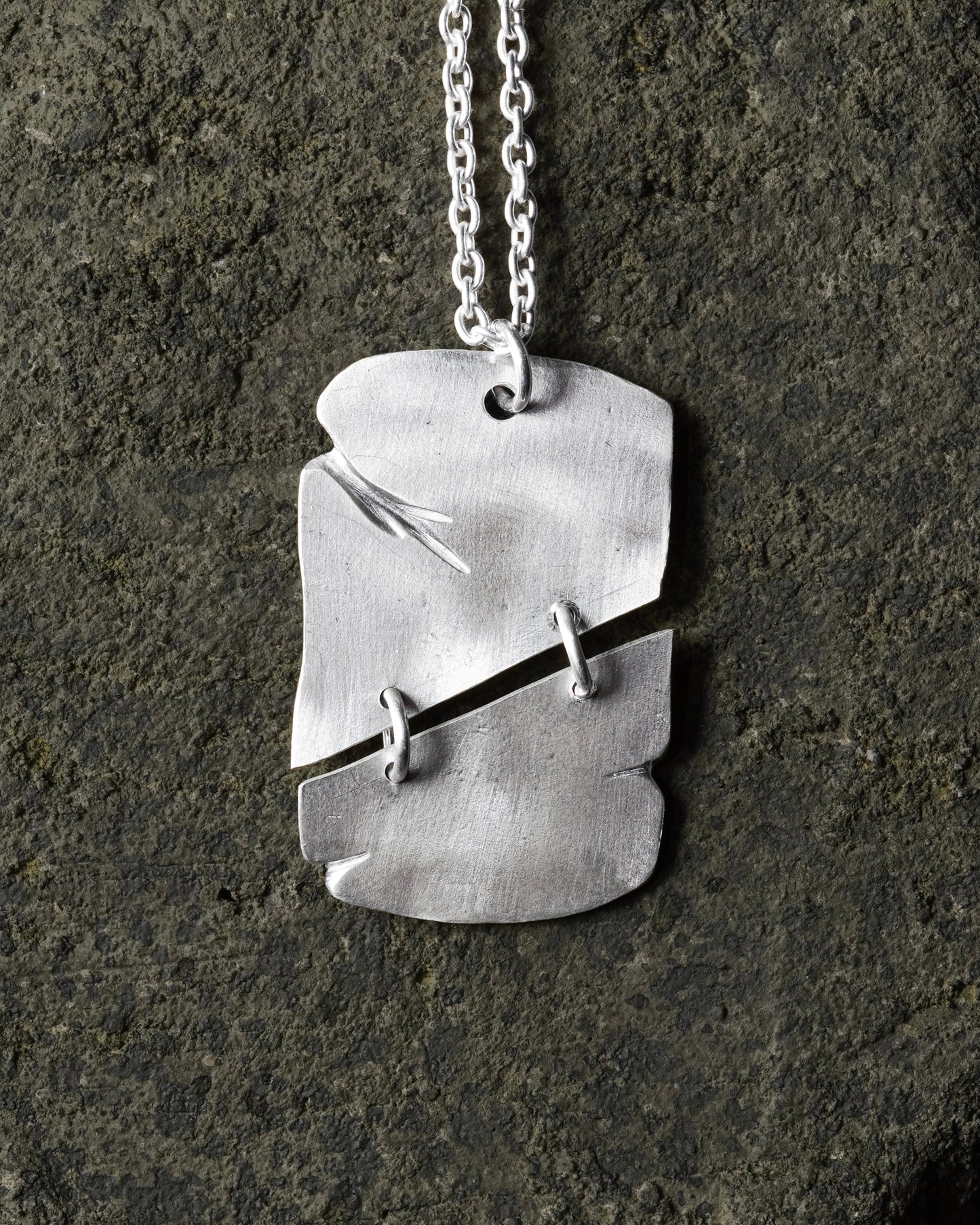 Mechanical Necklace 06 - 925 Sterling Silver