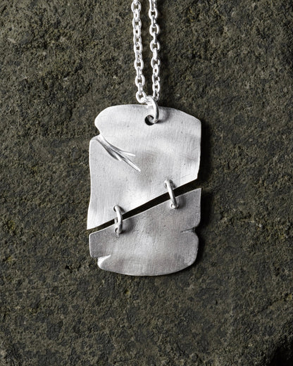 Mechanical Necklace 06 - 925 Sterling Silver