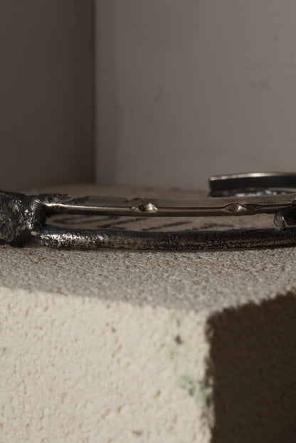 Crack Bangle 05 - 925 Sterling Silver