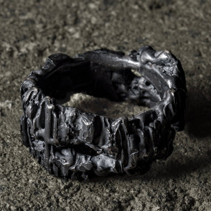 Crack  Ring 04 - 925 Sterling Silver