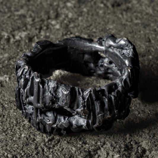 Crack  Ring 04 - 925 Sterling Silver