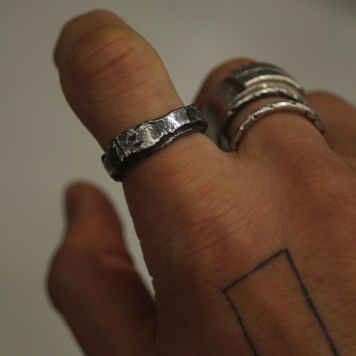 Crack Ring 09 - 925 Sterling Silver