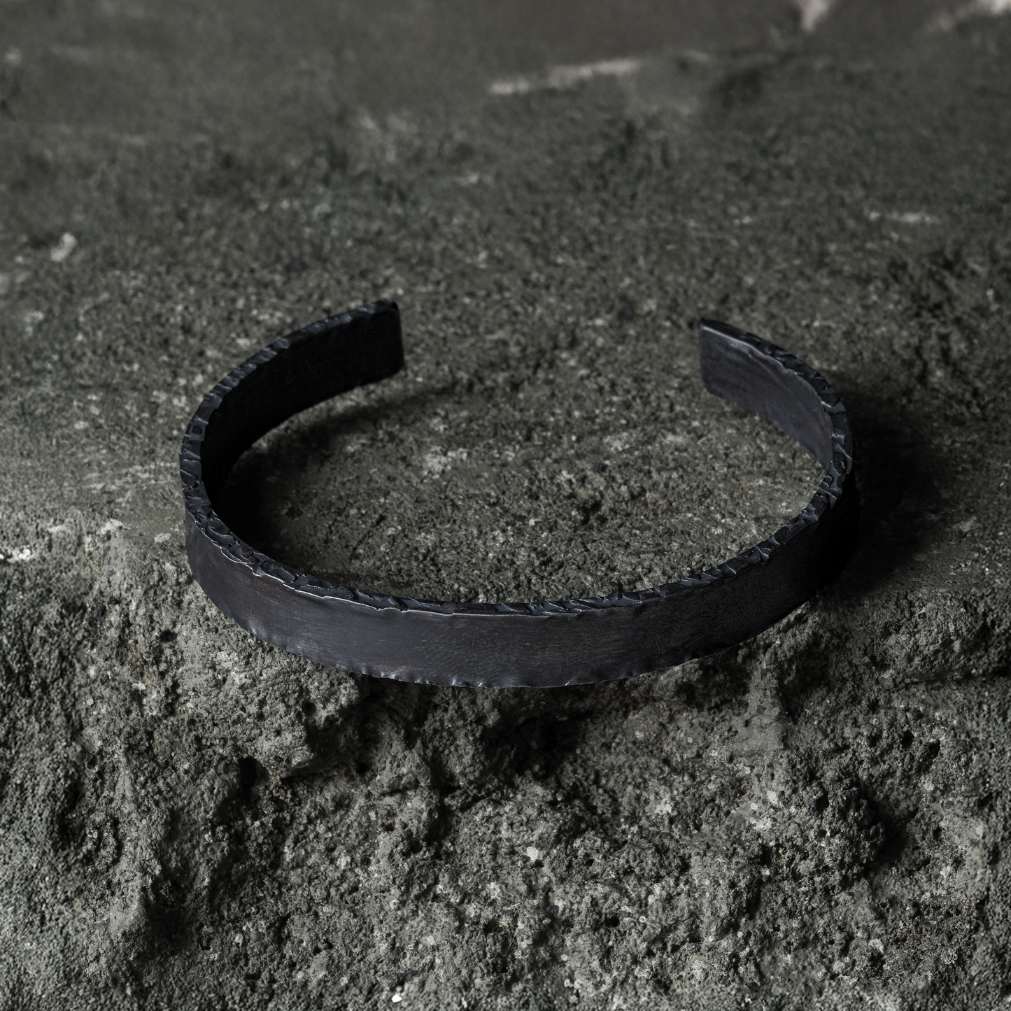 Crack Bangle 03 - 925 Sterling Silver