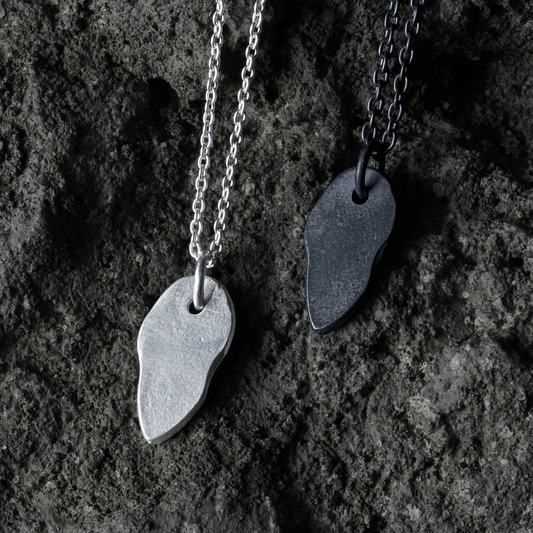 Crack Necklace 03 - 925 Sterling Silver