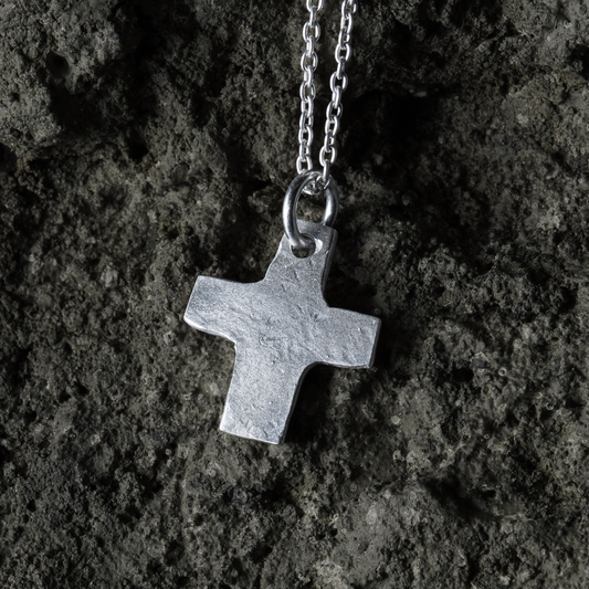 S cross top necklace - 925 Sterling Silver