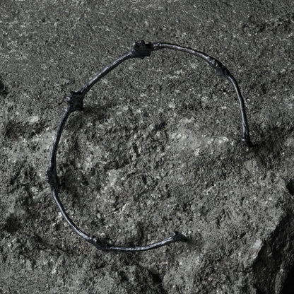 Crack Bangle 04 - 925 Sterling Silver
