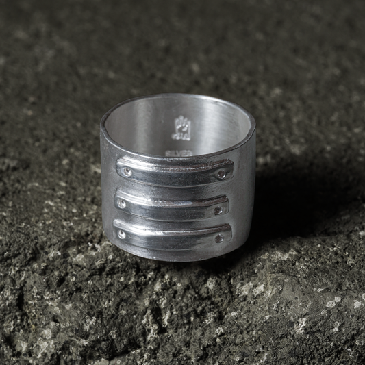 Mechanical Ring 03 - 925 Sterling Silver