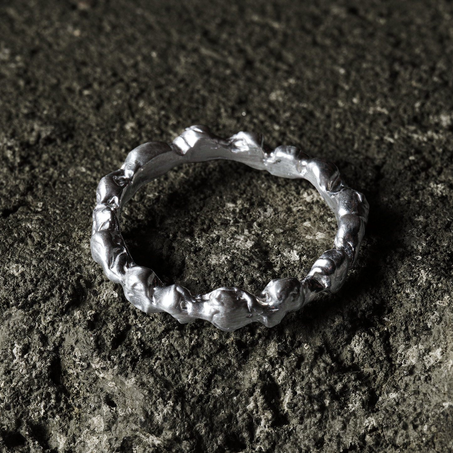 Crack Ring 08 - 925 Sterling Silver