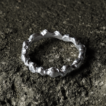 Crack Ring 08 - 925 Sterling Silver