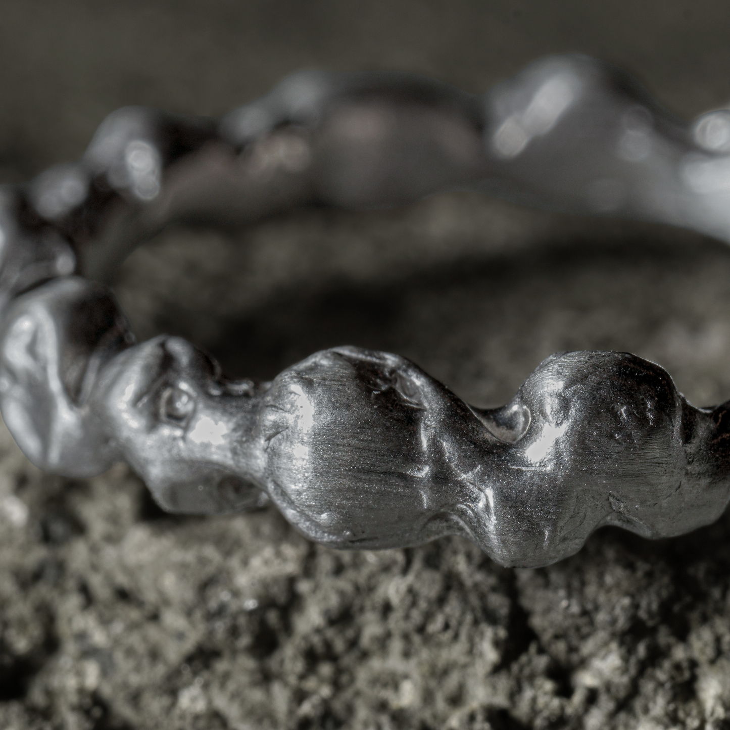 Crack Ring 08 - 925 Sterling Silver