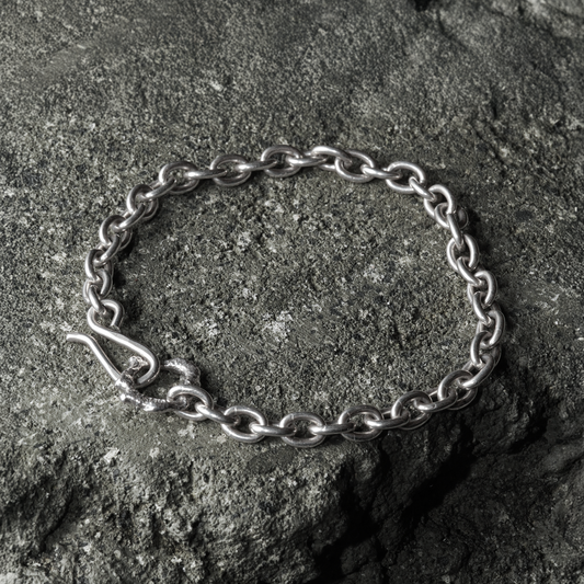 Azk M Chain Bracelet - 925 Sterling Silver