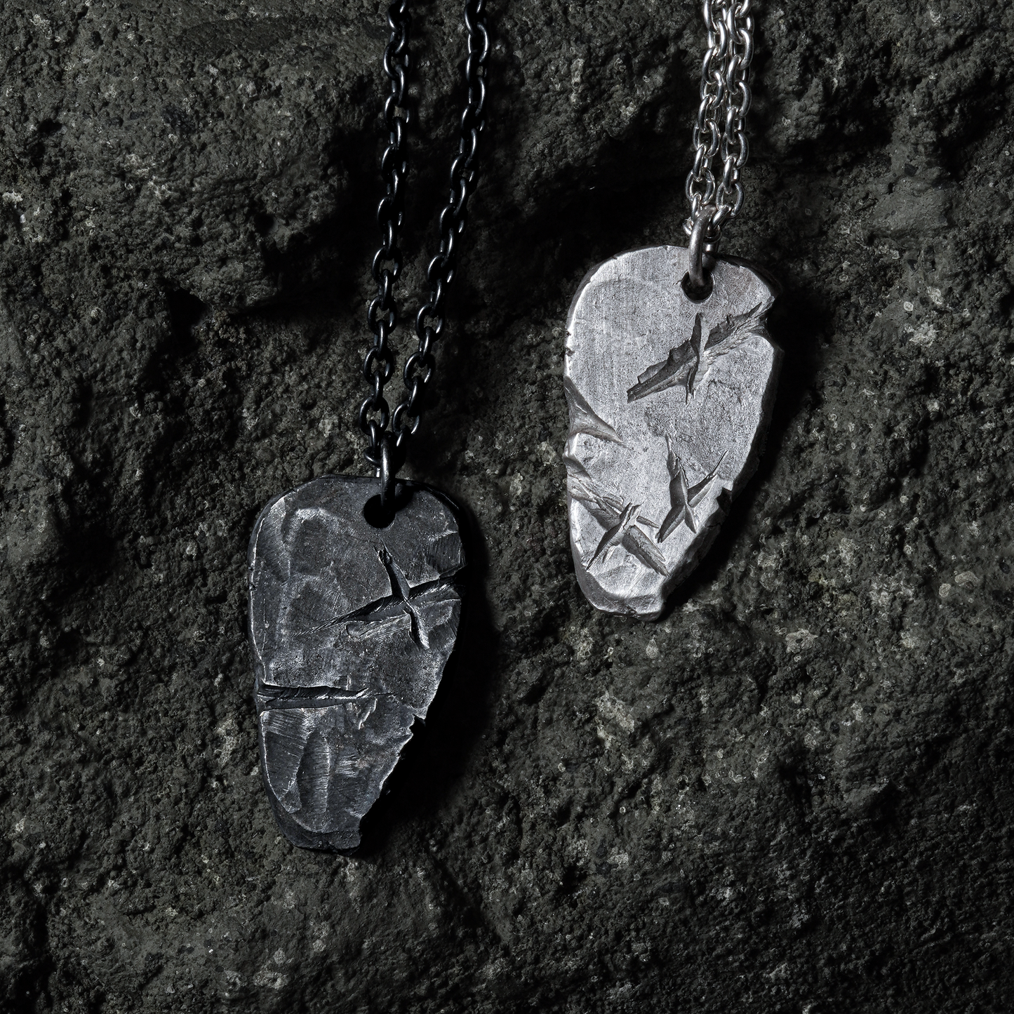 Crack Necklace 11 - 925 Sterling Silver