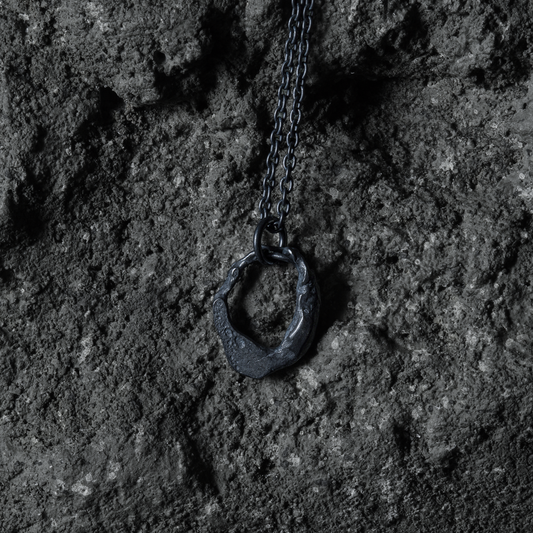 Crack Necklace 07 - 925 Sterling Silver