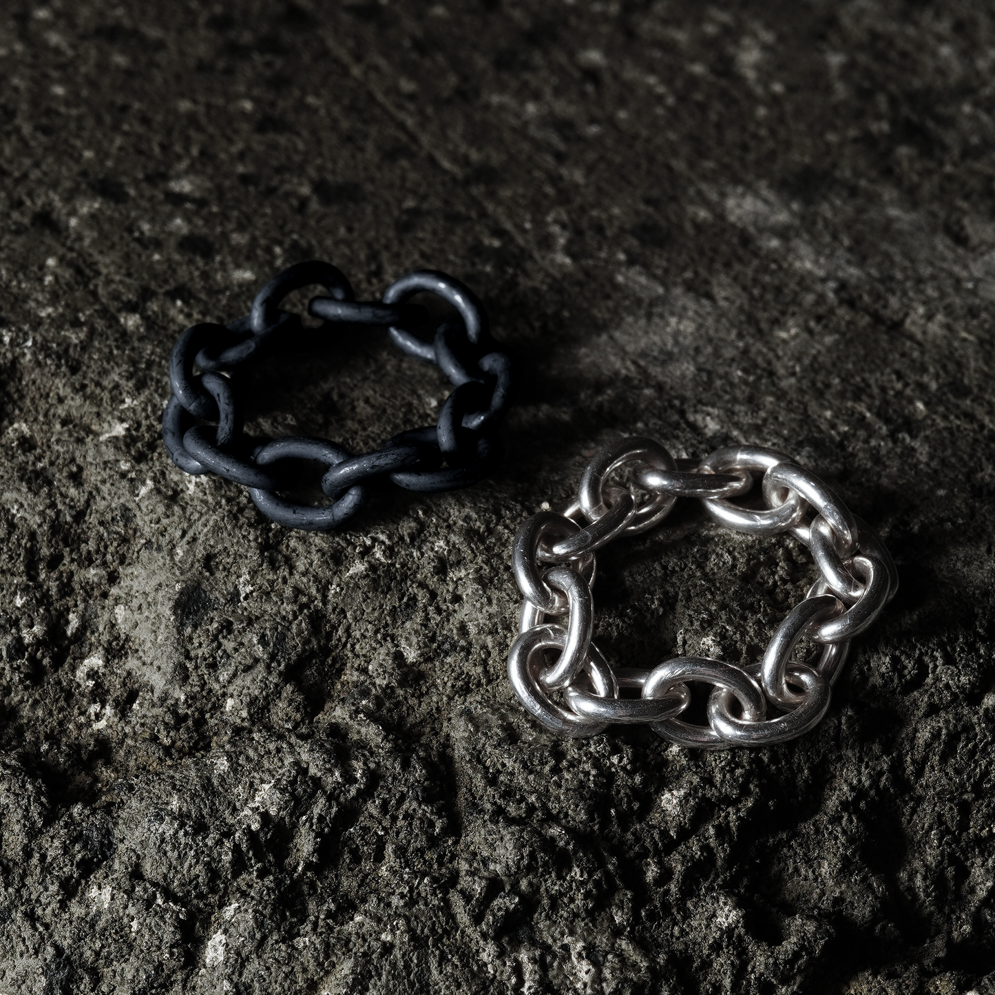 Azk Chain Ring - 925 Sterling Silver