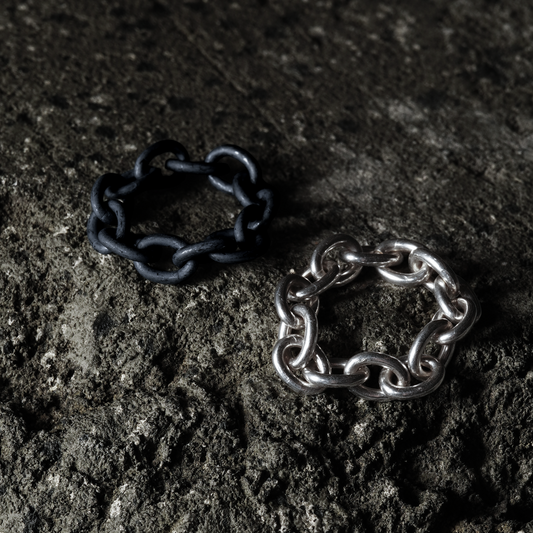 Azk Chain Ring - 925 Sterling Silver