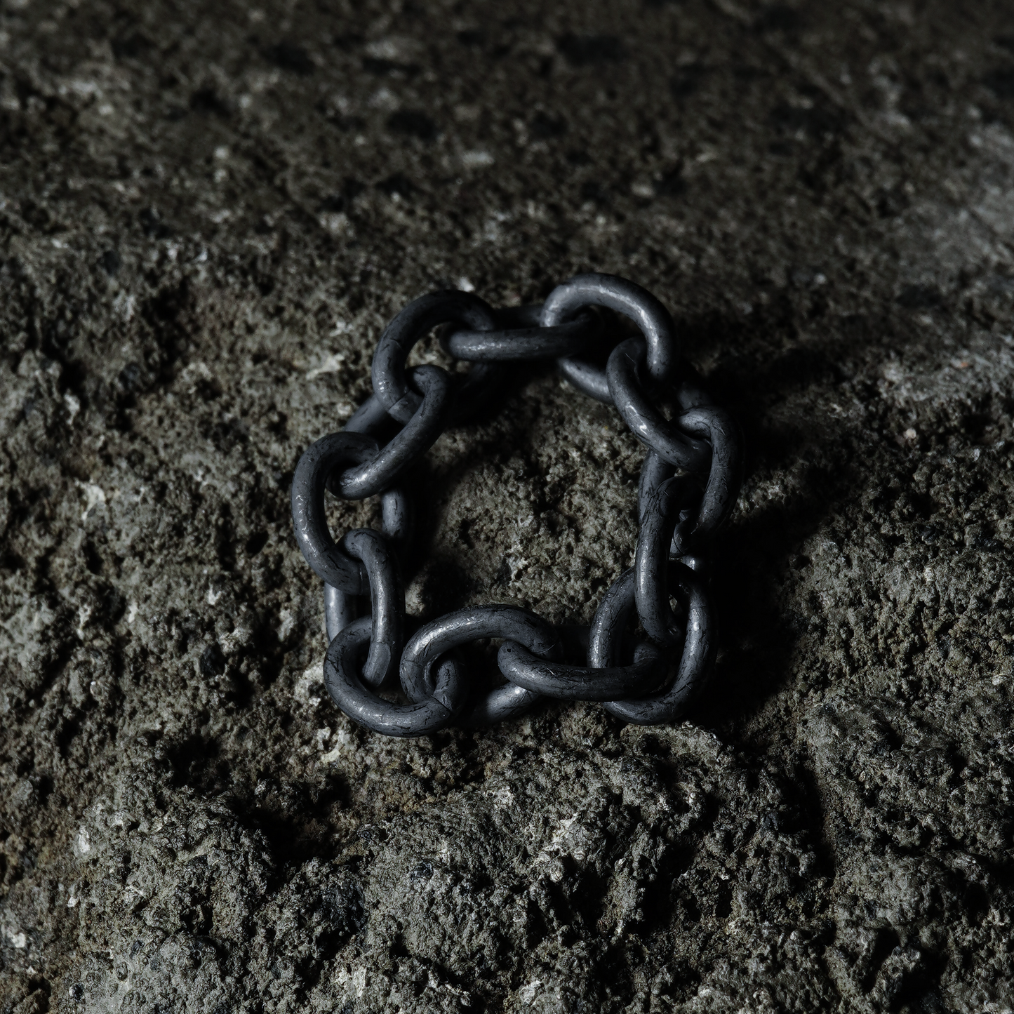 Azk Chain Ring - 925 Sterling Silver