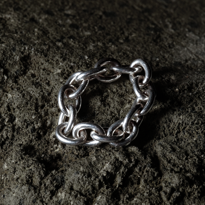 Azk Chain Ring - 925 Sterling Silver
