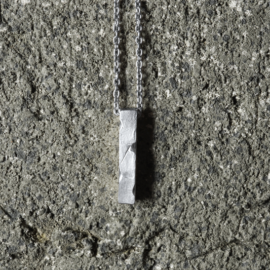 Crack Necklace 06 - 925 Sterling Silver