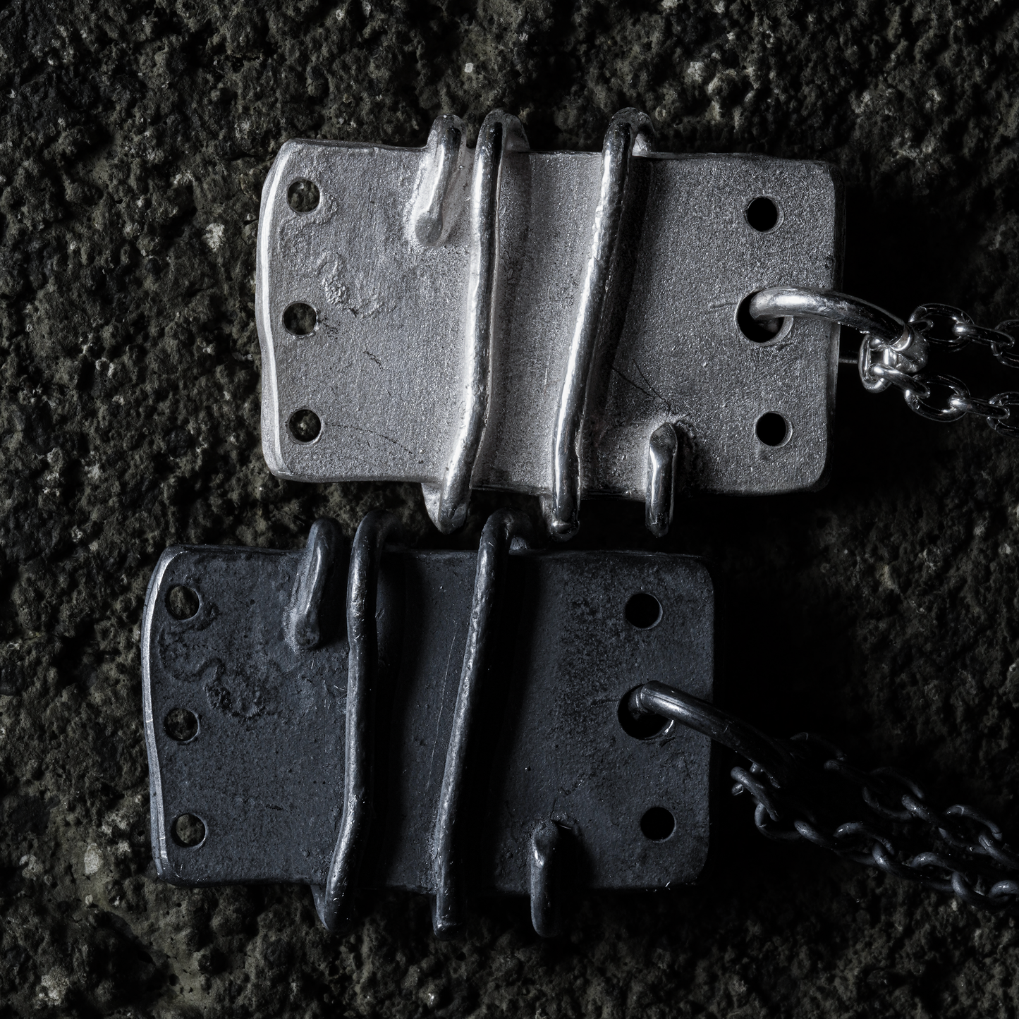 Mechanical Necklace 01 - 925 Sterling Silver