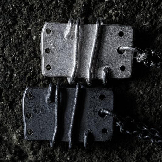 Mechanical Necklace 01 - 925 Sterling Silver