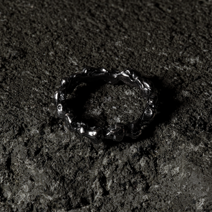 Crack Ring 08 - 925 Sterling Silver