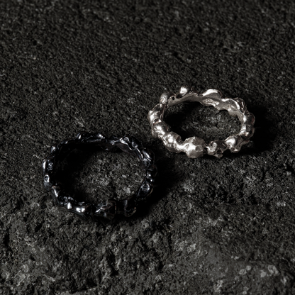 Crack Ring 08 - 925 Sterling Silver