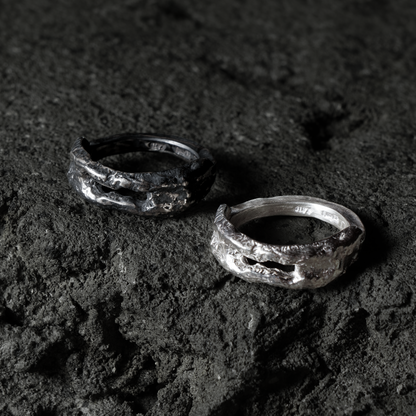 Crack Ring 12- 925 Sterling Silver