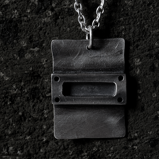 Mechanical Necklace 03 - 925 Sterling Silver