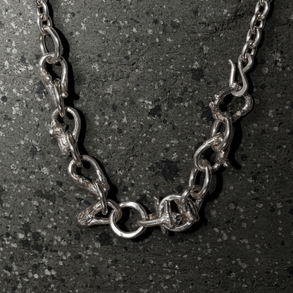 Crack Necklace 15 - 925 Sterling Silver