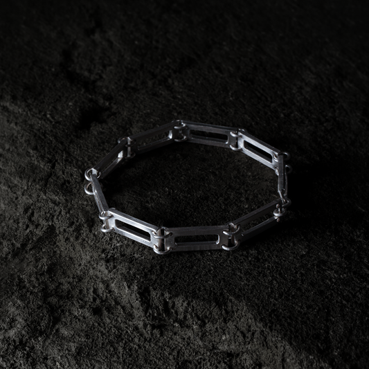 Mechanical Bracelet 05 - 925 Sterling Silver