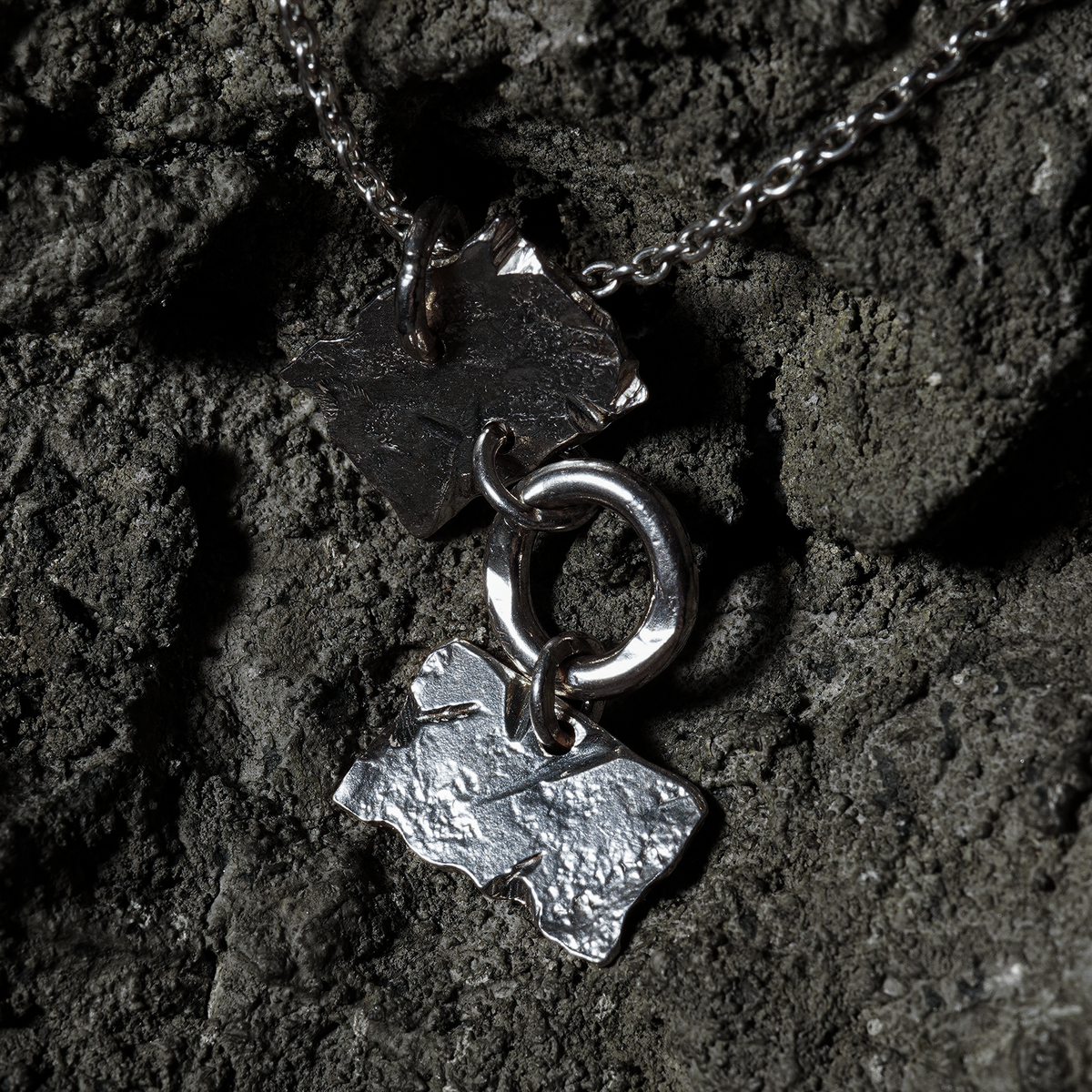 Mechanical Necklace 07 - 925 Sterling Silver