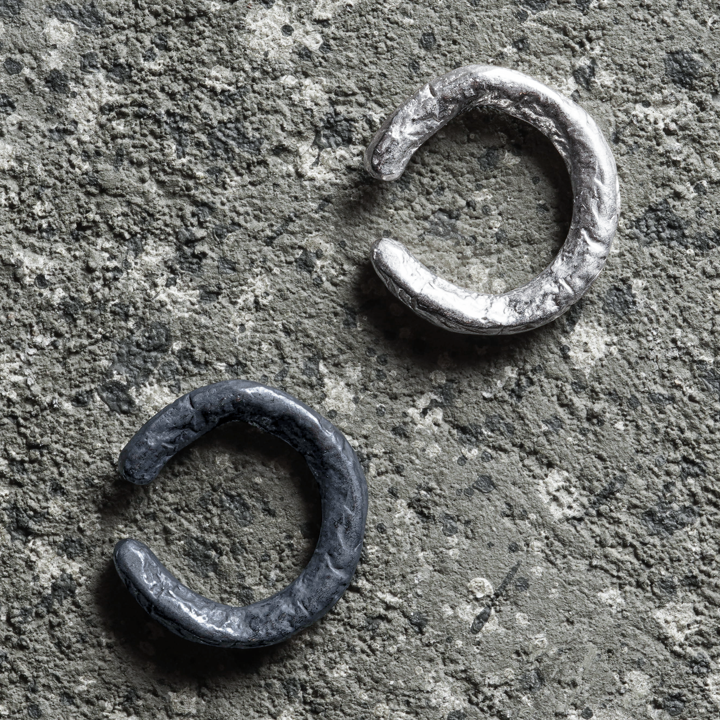 Crack Ear Cuff - 925 Sterling Silver