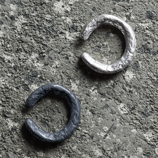 Crack Ear Cuff - 925 Sterling Silver