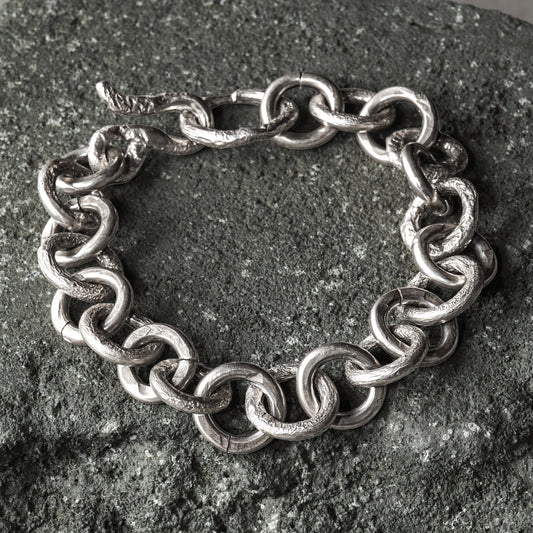 Molten Bracelet 02 - 925 Sterling Silver