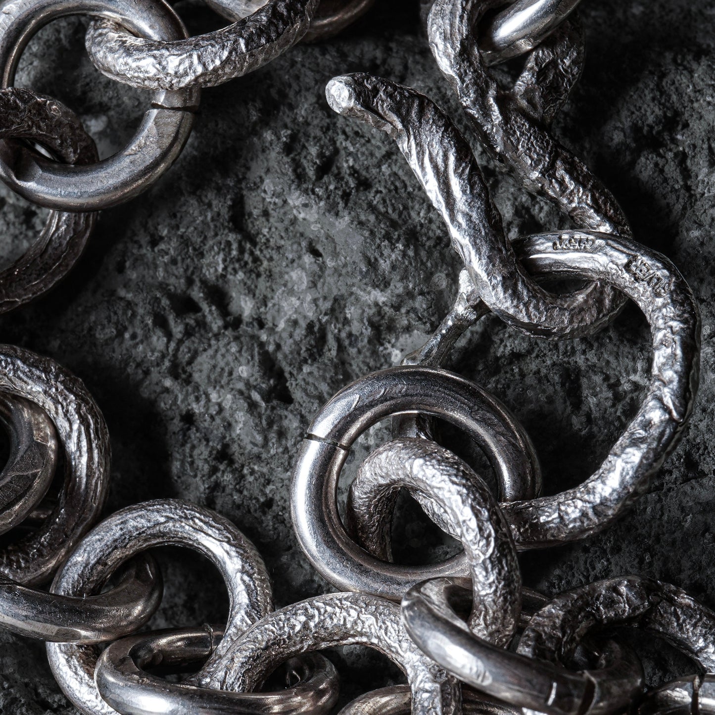 Molten Bracelet 02 - 925 Sterling Silver