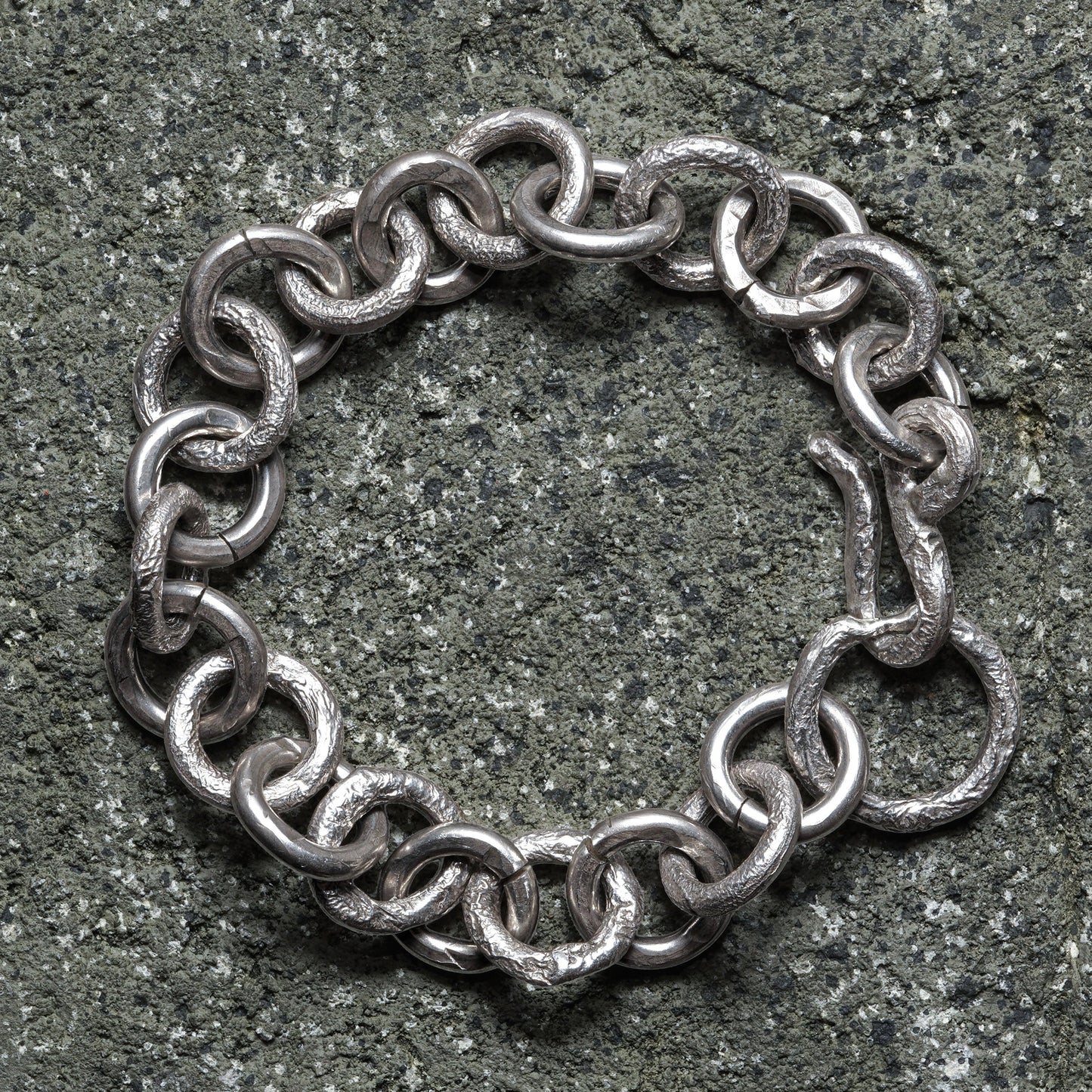 Molten Bracelet 02 - 925 Sterling Silver