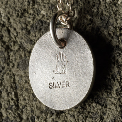 Crack Necklace 04 - 925 Sterling Silver